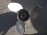 Mercury Mercruiser Alpha One Stainless Stiletto Propeller 14.25 X 21 Rh. Fixed Price $175.00.