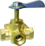 Npt Female Three Way Valve, 3/8-INCH,GOLD,SILVER. Fixed Price $42.96.