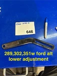 Ford C90E-10145-B, Alternator Bracket, Oem 289 302 351W Car Truck #646. Fixed Price $20.00.