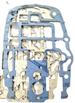 New Mercury 27-66102 Oem Gasket Nos Missing Two Perforated Pieces Bottom. Fixed Price $17.88.