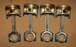 Yamaha 50 Hp 4 Stroke Piston And Rod Assembly Pn 65W-11631-00-96 Fits 2001-2012+. Fixed Price $150.00.