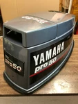 1988 Yamaha 50 Hp 2 Stroke Outboard Top Cowl Hood Cover Freshwater Mn. Fixed Price $239.99.