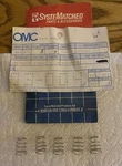 Oem Evinrude Johnson Omc Spring Nos 0511986 (qty 5). Fixed Price $40.00.