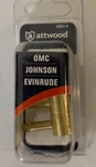 New Attwood 8883-6 Fuel Tank Fitting 1/4IN 6.4MM Omc Evinrude. Fixed Price $12.77.