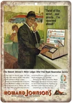 Howard Johnson's Motor Lodge Vintage Ad 12" X 9" Reproduction Metal Sign N164. Fixed Price $29.95.