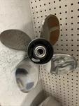 Omc Johnson Evinrude Shooter 431718 13 1/4X25P Rh Ss Blade Propeller (SP-26). Fixed Price $375.00.