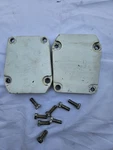 320864 Johnson Evinrude Lower Cover Plates Oem. Fixed Price $20.00.