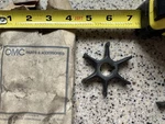 Omc Johnson Evinrude New Oem 0386165 Water Pump Impeller. Fixed Price $22.00.