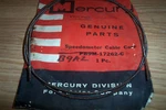 Nos Mercury 1959 W/automatic Speedometer Cable Core Assembly (B9AZ-17262A). Fixed Price $21.00.