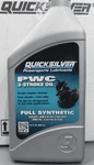 Quicksilver 8M0058907 Full Synthetic 2-STROKE Pwc And Sport Boat Oil, 1 Qt.. Fixed Price $19.99.