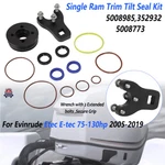 For Evinrude Etec E-tec Single Ram Trim Tilt Seal Kit 5008985 75-130HP 2005-2019. Fixed Price $33.99.
