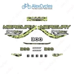 Mercury Optimax Bluewater 300 Hp Green Camouflage Outboards Decals Stickers. Fixed Price $53.13.