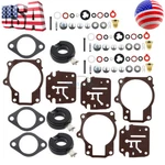 3X Carb Kit W/ Float For Sierra 18-7222 Johnson Evinrude 392061 396701 398729. Fixed Price $17.99.