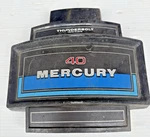Mercury Outboard Front Cowl Face Plate Cover Thunderbolt Ignition Kiekhaefer Oem. Fixed Price $31.95.