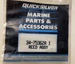 Oem Mercury Mercruiser Quicksilver 34-725362A1 34-75362A Reed Kit. Fixed Price $26.50.