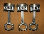 Yamaha 40 Hp Stroke Piston And Rod Assembly Pn 65W-11631-00-96 Fits 2001-2006+. Fixed Price $75.00.