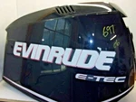 Evinrude Etec Engine Cover Cowling 0285654 '06 Up 225-250HP. Fixed Price $150.00.
