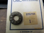 New Oem Omc Johnson Evinrude Thrust Bearing 979798. Fixed Price $9.99.
