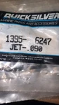 One New Mercury Marine Force Quicksilver 1395-6247 Carburetor Jet .090 Main Fuel. Fixed Price $13.99.