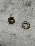 42979 Mercury Flywheel Nut 115HP 1993 K5. Fixed Price $12.00.
