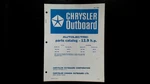 Chrysler Outboard Autolectric Parts Catalog 12.9 Hp OB1324 1970. Fixed Price $29.99.