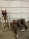 Lot Of Four Vintage 35 Hp Johnson Outboard Boat Motor & 1 Evinrude 40. Fixed Price $1950.00.