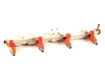 Oem 01-2011 DF115 Suzuki Outboard Injectors W/fuel Rail 15710-65D00 DF140. Fixed Price $225.00.