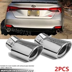 2PCS Exhaust Pipe Tip Rear Tail Throat Muffler Stainless Steel For Toyota Avalon. Fixed Price $46.54.
