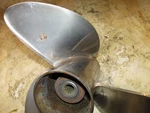 Johnson/evinrude Outboard Viper Stainless Steel Propeller (177042-13 7/8X15). Fixed Price $130.00.