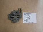304115 202668 Johnson 1955 CD-12 5.5HP Outboard Leaf Plate T164. Fixed Price $13.99.