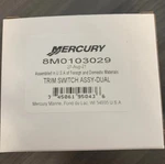 * 8M0103029 Mercury Marine Trim Switch Assy Dual /225C. Fixed Price $109.52.