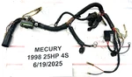Mercury 25HP Stroke Outboard Engine Wiring Harness (830279A4) Freshwater!. Fixed Price $59.50.