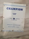 Champion Outboard Motors 1L Guide Model Operating Instructions And Parts Manual. Fixed Price $12.00.