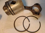 Omc Johnson Evinrude Brp 385964 386279 387660 Piston & Rod Std 9.9HP 15HP 76-80. Fixed Price $29.95.