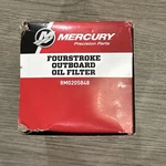 Mercury Precision Parts Four Stroke Outboard Oil Filter 8M0205848. Fixed Price $15.90.