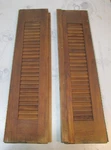 1986 Celebrity 17' Boat Marine Teak Cuddy Cabin Slotted Window Door Set 28 3/4". Fixed Price $139.99.