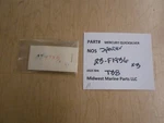 23-F1936 Mercury Quicksilver Nos Spacer (3) T38. Fixed Price $10.99.