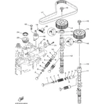 Yamaha Genuine Tensioner Assy 67F-11590-00-00 67F-11590-01 New. Fixed Price $109.98.