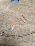Antique 1953-56 174050 Flambeau Outboard Boat Motor 5HP Magneto Lever / Handle. Fixed Price $7.00.