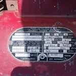 Johnson Air Compressor EM-230C Red Industrial Pump Heavy Duty Model. Fixed Price $750.00.