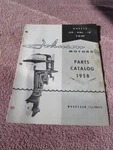 Johnson Antique Outboard Motor Original Factory Parts List 1958 7.5HP AD-12 Adl. Fixed Price $9.95.
