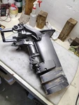 1993 Yamaha 25HP Mid Section Upper Casing 689-45101-11-EK Swivel Steering K12. Fixed Price $250.00.