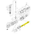 Suzuki Oem Marine Shaft Propeller Assy #57610-92J31 Fits DF100. Fixed Price $249.99.