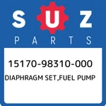 15170-98310-000 Suzuki Diaphragm Set,fuel Pump 1517098310000, New Genuine Oem Pa. Fixed Price $50.63.