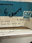 Gm# 3912142 Master Cylinder Kit : 1967-70 Chevy Full Size Pass Car W/power Brake. Fixed Price $30.00.
