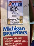 Michigan Match 031054 PM311-C Diameter: 14.000 X Pitch: 11.000 Aluminum Propell. Fixed Price $94.49.