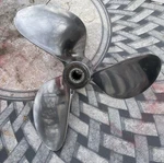 Omc Johnson Evinrude V4 Or 3CYL 13 3/4 X 23 Pitch Chopper Prop. Fixed Price $299.00.