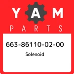 663-86110-02-00 Yamaha Solenoid 663861100200, New Genuine Oem Part. Fixed Price $152.41.