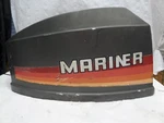 1985 Mariner 25XD 25HP Top Cowling 2190-9163A8 Mercury Motor Outboard. Fixed Price $98.99.