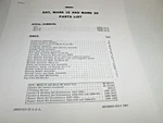 Reproduction Mercury Mark 15 20 KH7 Parts Catalog Reprint... Fixed Price $16.49.